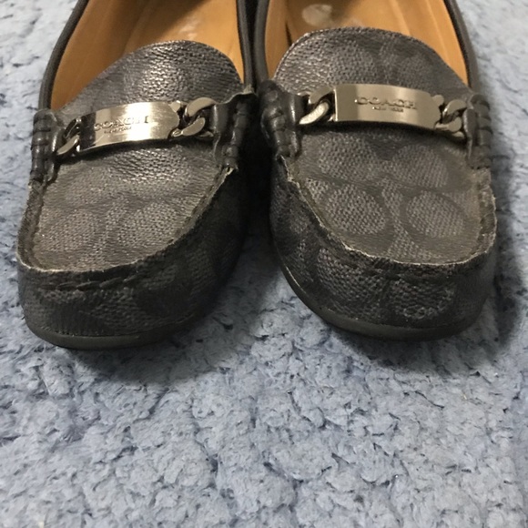 Coach Logo Loafers with Metal Logo - Picture 6 of 8